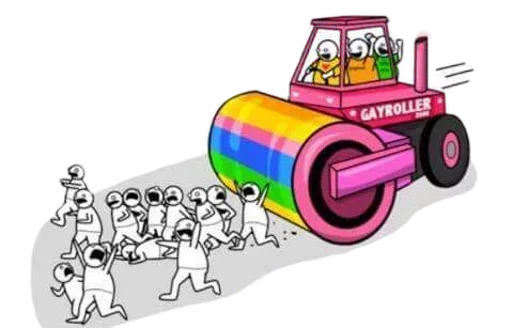 Telegram Sticker «Magic Rainbow» 🤨