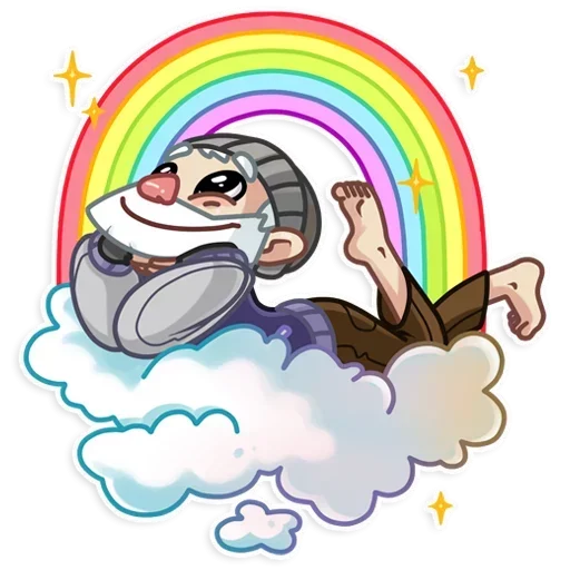 Magic Rainbow emoji 🤪