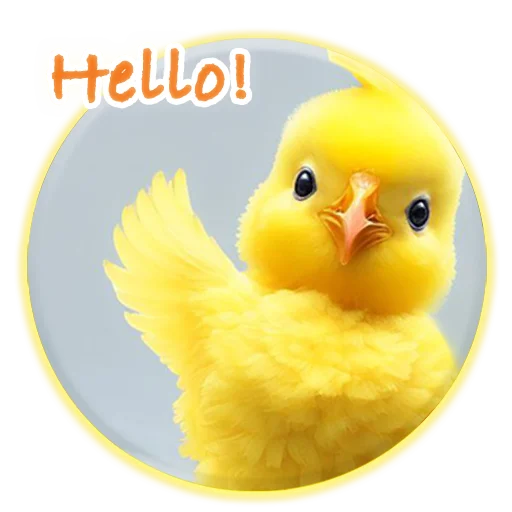 Telegram stikerlari Magic Chicken channel: 