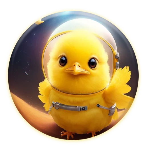 Magic Chicken channel:  sticker 🪐