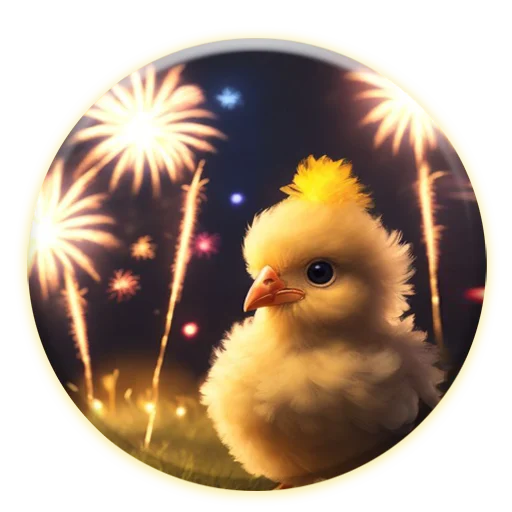 Magic Chicken channel: emoji 🎆