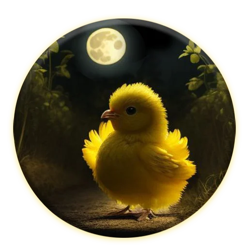 Magic Chicken channel: emoji 🌔