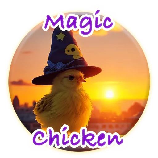 Стікер Magic Chicken channel: 🌇