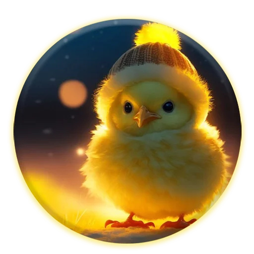 Magic Chicken channel: stiker ❄️
