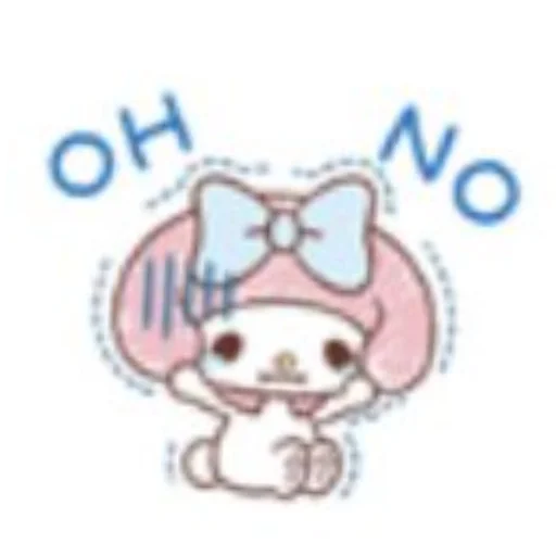 My Melody emoji 😣