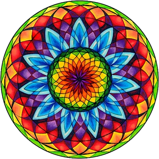 Telegram stiker «Mandala Art» 🎨
