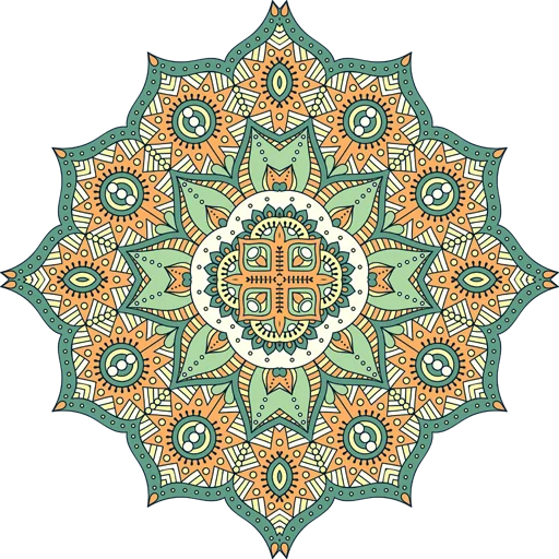 Telegram Sticker «Mandala Art» 🎨