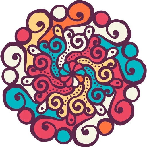 Mandala Art emoji 🎨