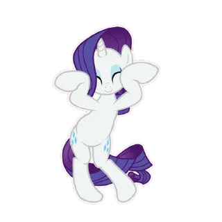 My little pony dance sticker 💎