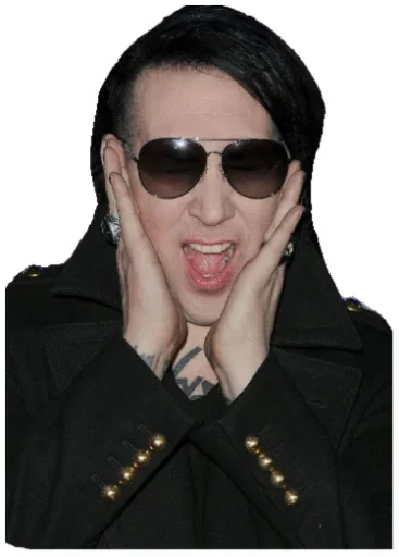 Telegram Sticker «Manson» 😙
