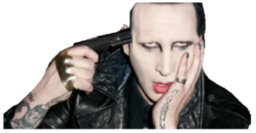 Стикер Telegram «Manson» 😒