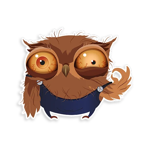 Telegram Sticker «Marathon Owl» 👌