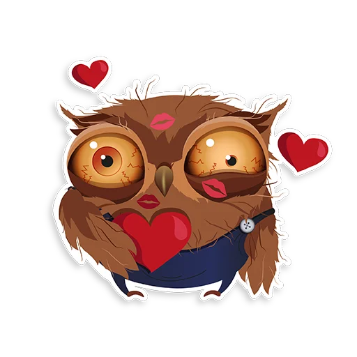 Telegram Sticker «Marathon Owl» 😍