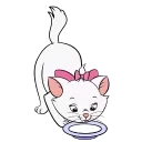 Telegram emoji Кошечка Мари