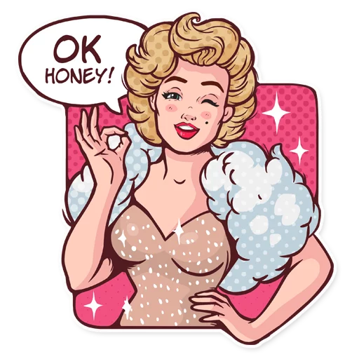 Marilyn stiker 😉