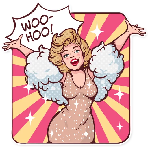 Marilyn sticker 🎆