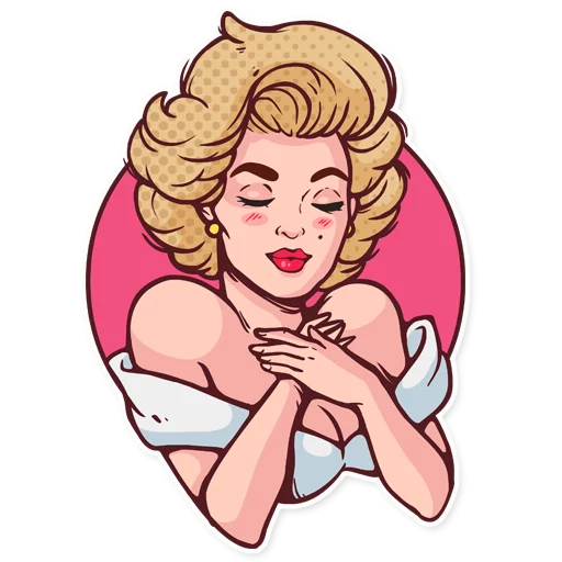 Marilyn sticker 😌