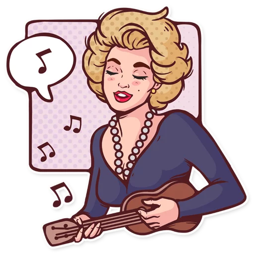Marilyn sticker 🎸