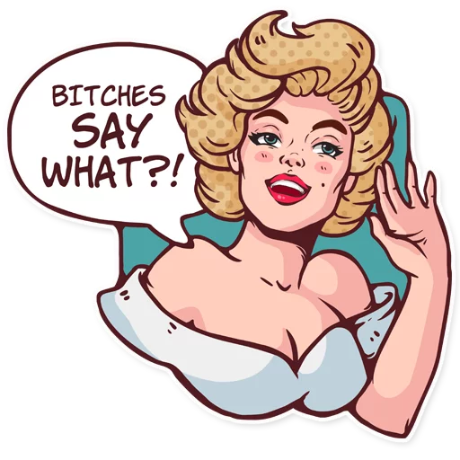 Marilyn sticker 👂