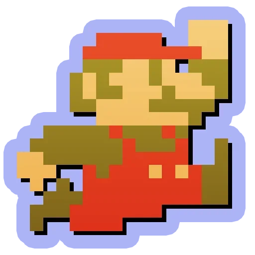 Mario Time emoji 😗