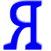 Синий алфавит emoji 😒