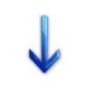 Синий алфавит emoji ✔️
