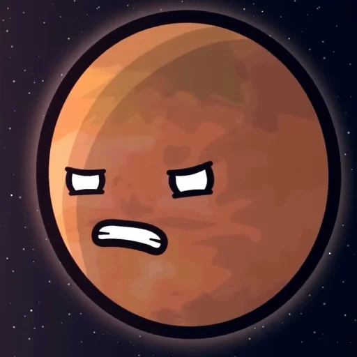 Марс|･ω･)♪♫*•♪ emoji 😠