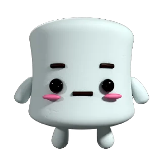 Marshmallow emoji 😐