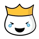 Marshmallow King stiker 😂