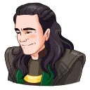 Telegram emoji Loki