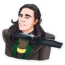 Telegram emoji Loki