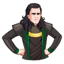 Loki emoji 😒