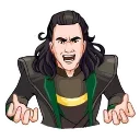 Loki emoji 😤