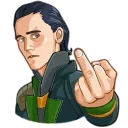Loki emoji 🖕