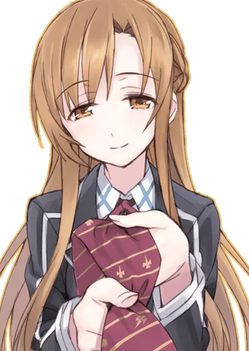 Telegram Sticker «Asuna For (By Mary Scarlet)» 😊