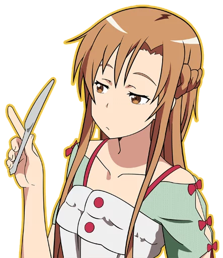 Емодзі Asuna For (By Mary Scarlet) 😒