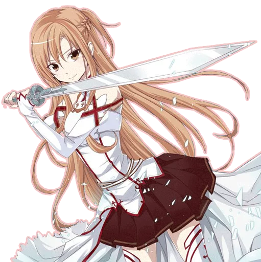 Telegram Sticker «Asuna For (By Mary Scarlet)» 🙂