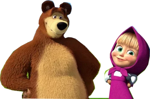 Маша и медведь emoji 