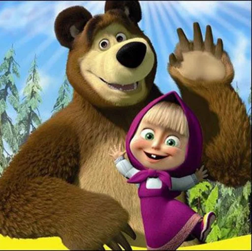 Маша и медведь emoji 💎