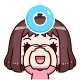 ᯤ Emoji Girl┇ sticker ⭕