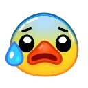 ᯤ Duck Emoji¹┇ emoji 😰
