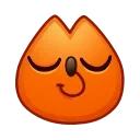 Стикер Fox Emoji 😌
