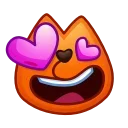 Стікер Fox Emoji 😍