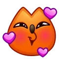 Стікер Fox Emoji 🥰