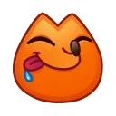Fox Emoji sticker 😋