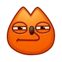 Fox Emoji emoji 😑