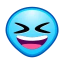 Стікер ᯤ Alien Emoji 😆