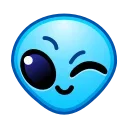 Стікер ᯤ Alien Emoji 😉