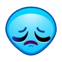 Эмодзи ᯤ Alien Emoji 😞