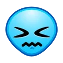 Стікер ᯤ Alien Emoji 😖